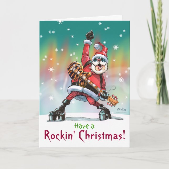 Have a, Rockin' Christmas Card (Front)