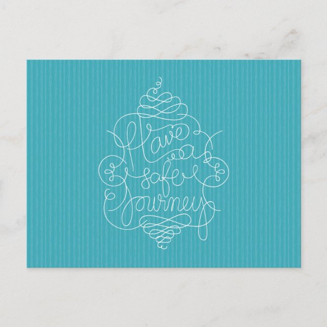 Have a Safe Journey Postcard (Front)