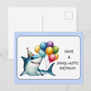 Have a Shark-tastic Birthday Card
