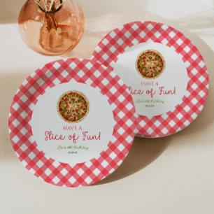 Have A Slice of Fun! Pizza Birthday Party Paper Plate