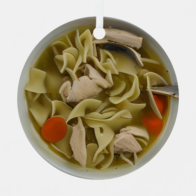 Have a Souper Christmas Metal Tree Decoration (Front)