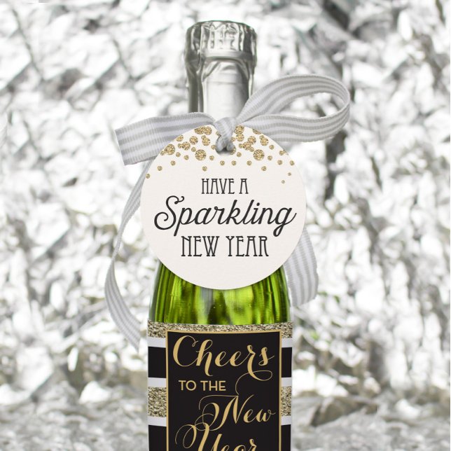 Have A Sparkling New Year Champagne Favour Tag (Creator Uploaded)