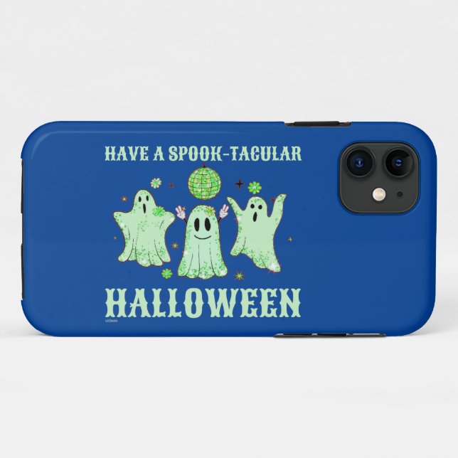 HAVE A SPOOK-TACULAR HALLOWEEN funny ghost         Case-Mate iPhone Case (Back (Horizontal))