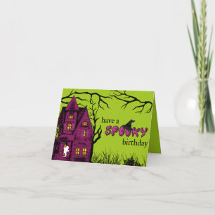 Have a spooky birthday! card