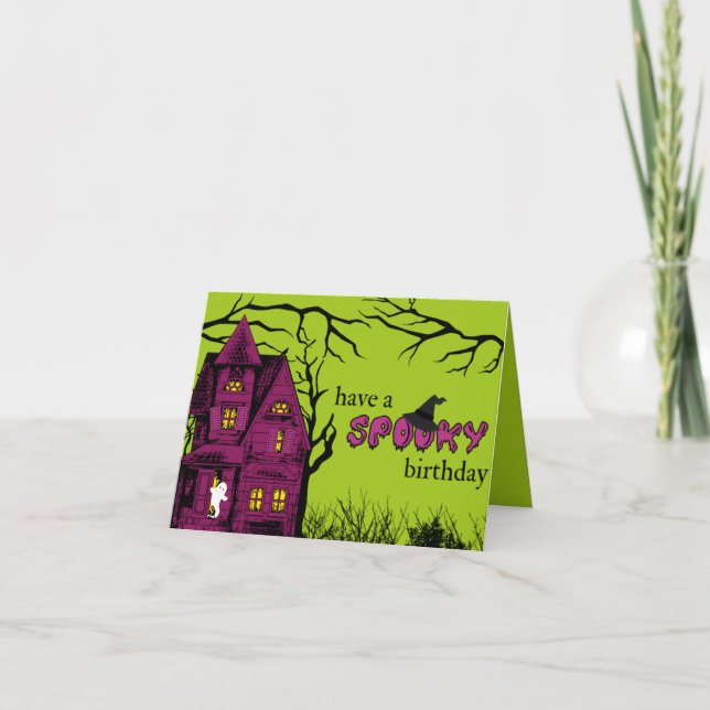 Have a spooky birthday! card (Front)
