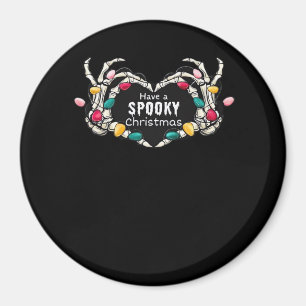 Have A Spooky Christmas Classic - Skeleton Hand He Magnet