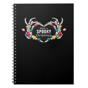 Have A Spooky Christmas Classic - Skeleton Hand He Notebook