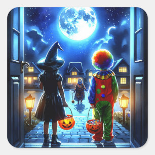 Have a Spooky Halloween  Square Sticker