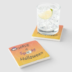 Have A Spooky Halloween Stone Coaster
