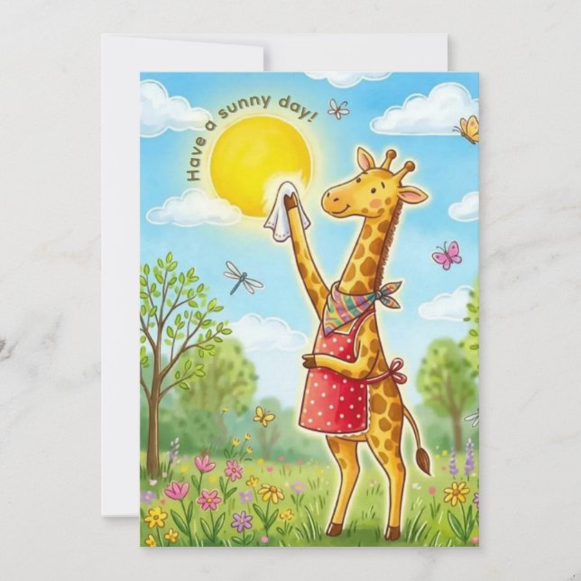 Have a sunny day! invitation (Front)