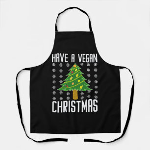 have a vegan christmas apron