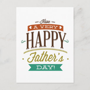Have A Very Happy Father’s Day Postcard