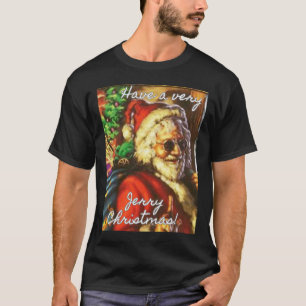 Have A Very Jerry Christmas Garcia Santa Holiday  T-Shirt