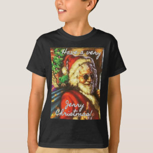 Have A Very Jerry Christmas Garcia Santa Holiday T-Shirt
