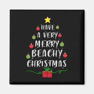 Have A Very Merry Beachy Christmas Tree Sweater Xm Magnet