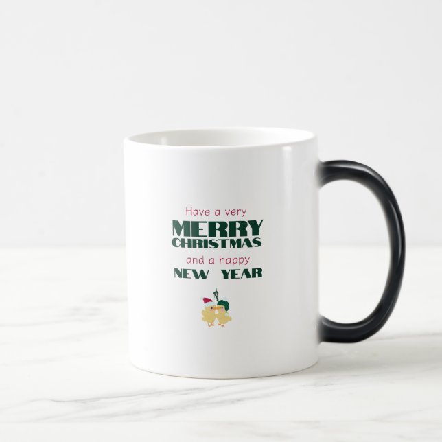 Have a very Merry Christmas and a happy New Year Magic Mug (Right)