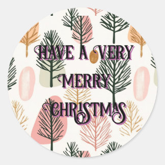 Have a Very Merry Christmas Sticker