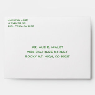 Have a Very Merry MaryWanna Christmas Personalised Envelope