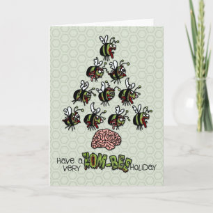 Have a very Zom-Bee Holiday Card