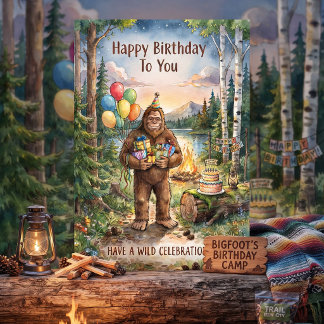 Have a Wild Birthday! A Legendary Pun Card