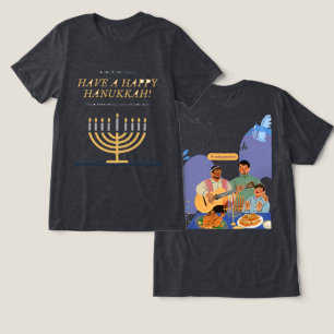 Have A Wish Hanukkah T-Shirt Tri-Blend Shirt