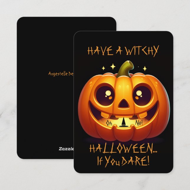 Have a Witchy Halloween Invitation (Front/Back)