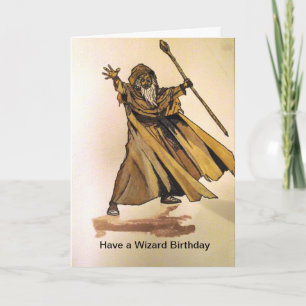 Have a Wizard Birthday card