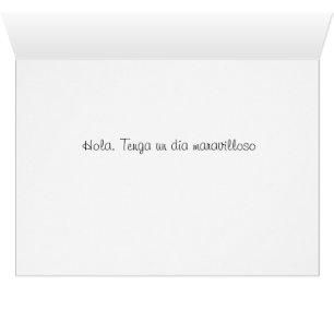 Have a wonderful Day-Spanish language