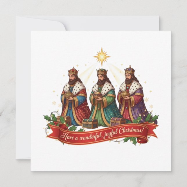 HAVE A WONDERFUL JOYFUL CHRISTMAS CARD (Front)