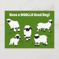 Have a WOOLLY Good Day Valais Blacknose Sheep