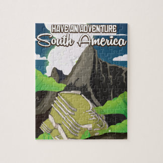 Have an adventure south america poster jigsaw puzzle