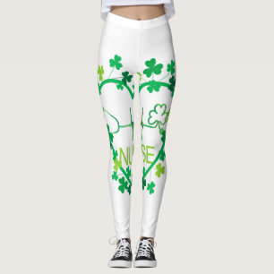 Have An Australian Shepherd Dog Lucky Charm St Pat Leggings
