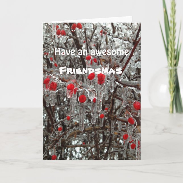 Have an awesome Friendsmas card (Front)