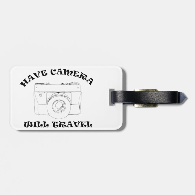 Have Camera - Will Travel - Luggage Tag (Back Horizontal)