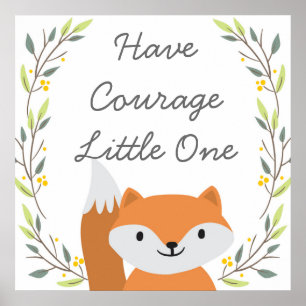 Have Courage - Nursery Decor