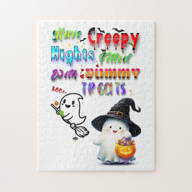 Have Creepy Nights Filled With Yummy Treats Jigsaw Puzzle (Vertical)