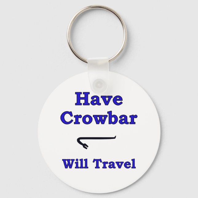 Have crowbar will travel key ring (Front)