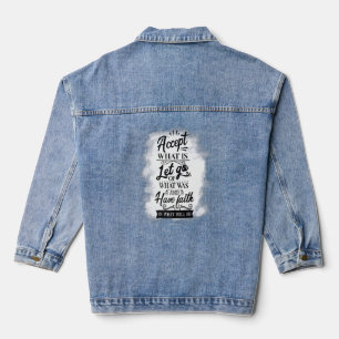 Have Faith Christian Bible Verse Religious Church  Denim Jacket
