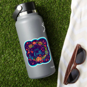 Have Faith Floral Trendy Fun Inspirivity Sticker