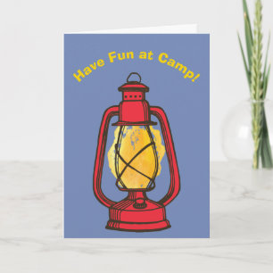 Have Fun At Camp Red Lantern Greeting Card