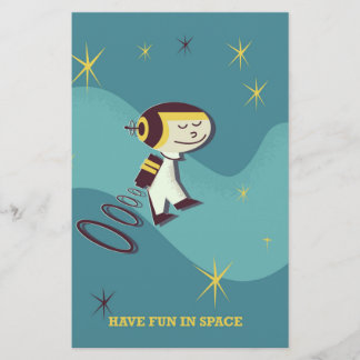 Have fun in Space. Stationery