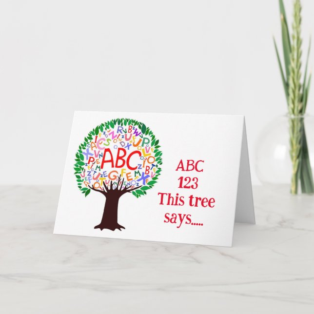 HAVE FUN ON YOUR "1st DAY OF KINDERGARDEN" Card (Front)