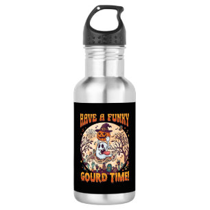 Have Funky Gourd Time Halloween Ghost Pumpkin_1 532 Ml Water Bottle