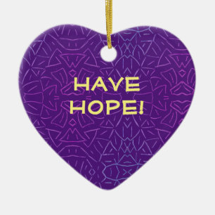 Have Hope! Ceramic Tree Decoration