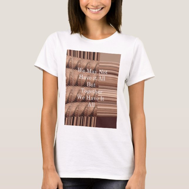 Have it all Giraffe Safari  Hakuna Matata woven so T-Shirt (Front)