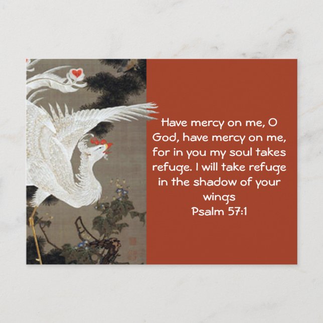 Have mercy on me, O God, have mercy on me Postcard (Front)