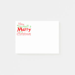 Have Merry Christmas Holiday Post-it Notes