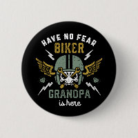 Have No Fear Biker Grandpa Is Here Funny Biking