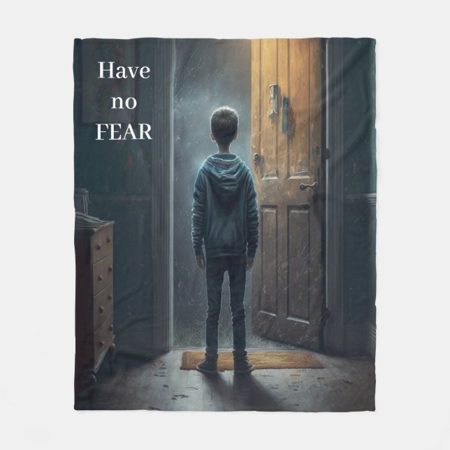 Have No Fear Fleece Blanket (Front)