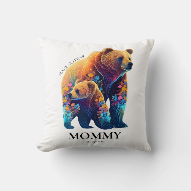 Have No Fear Mummy Is Here - Mother's Day Cushion (Front)